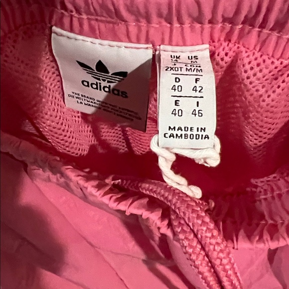Adidas Originals Pink Fringe Pants RARE M - Picture 4 of 5